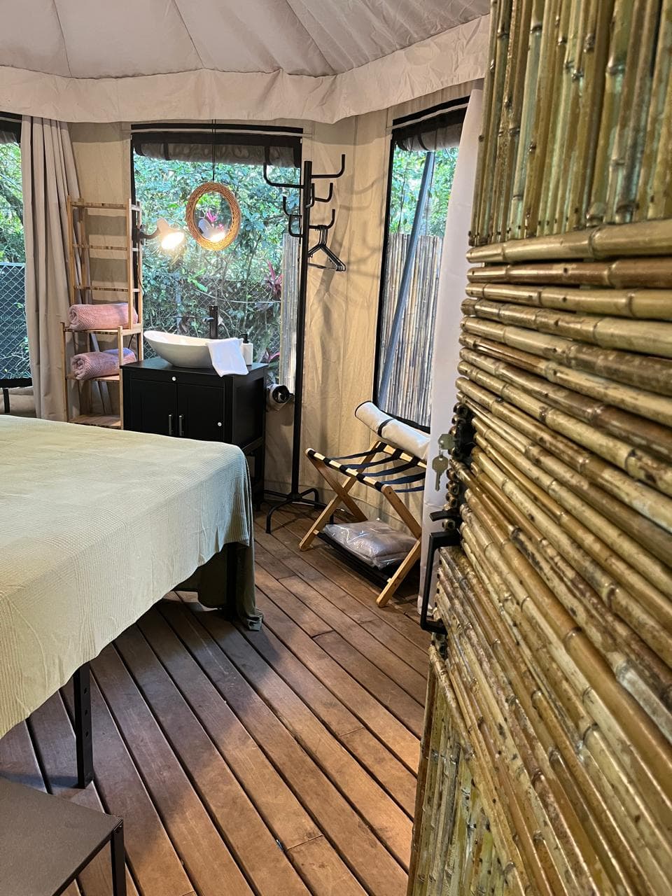 Safari Tent Hideaway, interior detail